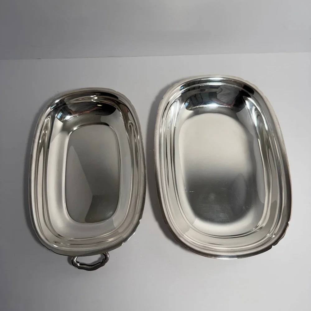 Reed & Barton Mayflower 5001 Silverplate Double Vegetable Serving Dish